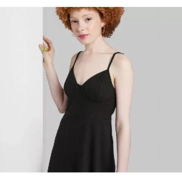 Women's Knit Skater Dress - Wild Fable Black Size Small - Picture 2 of 5